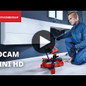 Rothenberger ROCAM MINI HD inspekční kamera, Ø 40–110 mm, AMP Share (Bosch akumulátory)